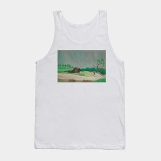 Un Matin De Pluie by Henri Rousseau Tank Top